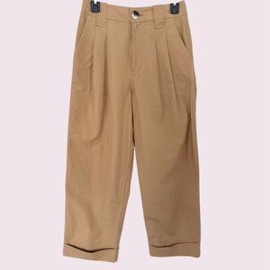 NWT GANNI khaki trousers